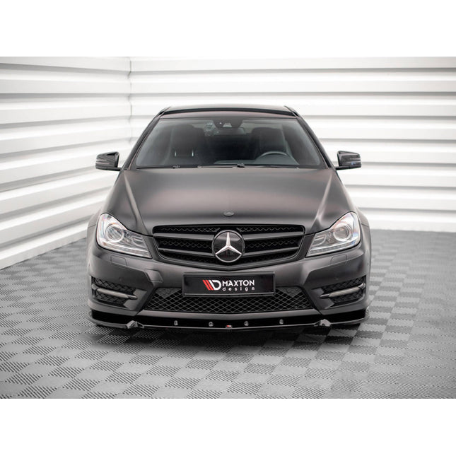 FRONT SPLITTER V.1 MERCEDES C COUPE AMG-LINE C204 - Car Enhancements UK