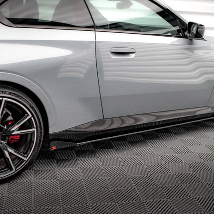 STREET PRO SIDE SKIRTS DIFFUSERS + FLAPS BMW 2 COUPE M-PACK / M240I G42 - Car Enhancements UK