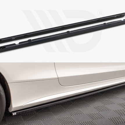 SIDE SKIRTS DIFFUSERS MERCEDES C COUPE AMG-LINE C205 FACELIFT - Car Enhancements UK