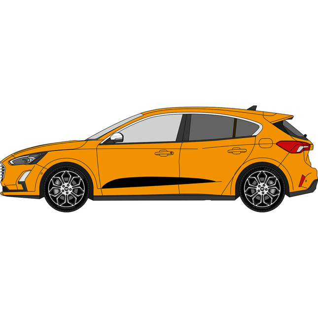 Mk4 Focus Side Stripe Vinyl Decal Set - Car Enhancements UK