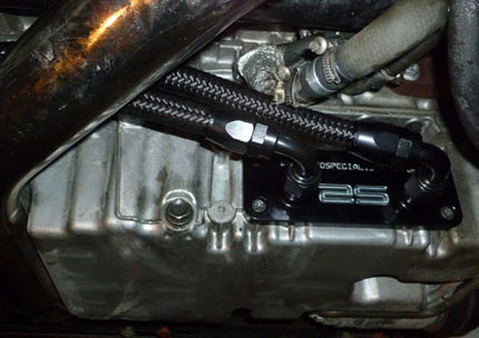 AIRTEC Motorsport Remote Oil Cooler Adaptor Plate for Mk2 Focus ST/RS - Car Enhancements UK