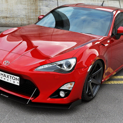 FRONT RACING SPLITTER TOYOTA GT86 (WITH WINGS) (2012-2016) - Car Enhancements UK