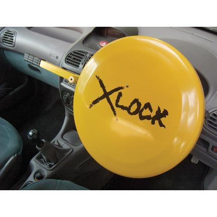 Streetwize Full Face Yellow Steering Wheel Lock - Car Enhancements UK