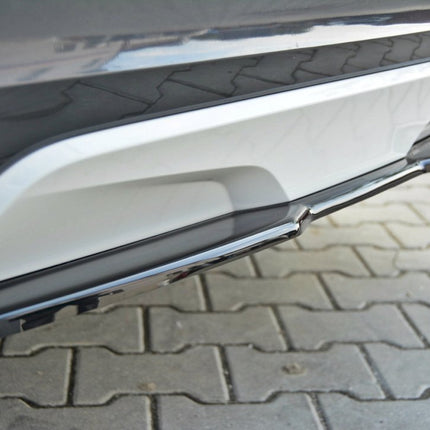 CENTRAL REAR SPLITTER BMW X4 M-PACK (WITHOUT A VERTICAL BAR) - Car Enhancements UK