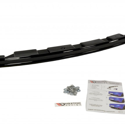 CENTRAL REAR SPLITTER BMW 5 F11 M-PACK - WITHOUT VERTICAL BARS (FITS TWO DOUBLE EXHAUST ENDS) - Car Enhancements UK