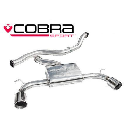 Cobra Cat Back System (Resonated) for Focus ST 225 - Car Enhancements UK