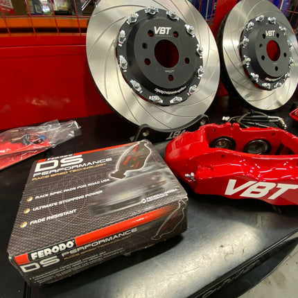 Front Brake Kit 4 Piston Brembo Calipers with 362x32mm 2-Piece Discs (BK0003) (Audi A3 8P 2003-2012) - Car Enhancements UK