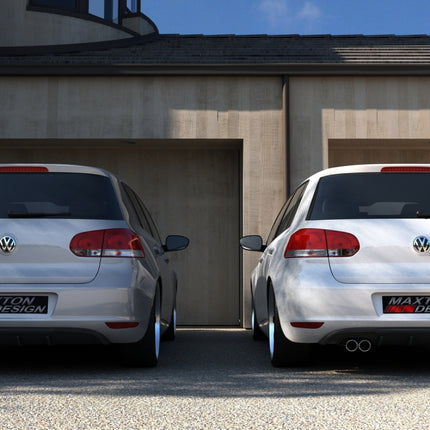 REAR VALANCE VW GOLF VI WITH 2 EXHAUST HOLE - Car Enhancements UK