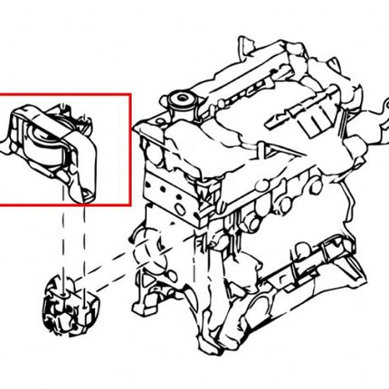 FOCUS 2 MAZDA3 2.0L HARDEN ENGINE MOUNT RIGHT SIDE RUB NOT ST - Car Enhancements UK