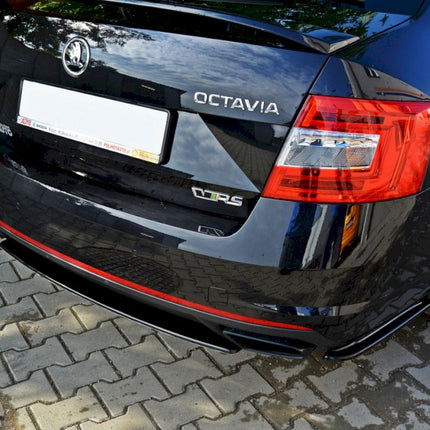 CENTRAL REAR SPLITTER SKODA OCTAVIA VRS MK3/ MK3.5 HATCHBACK/ ESTATE - Car Enhancements UK