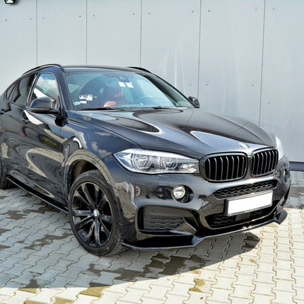 FRONT SPLITTER V.1 BMW X6 F16 M SPORT (2014-19) - Car Enhancements UK