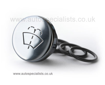 AutoSpecialists Large Round Washer Stopper with Logo - Car Enhancements UK