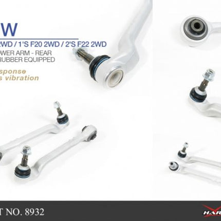 8932 BMW F22/F20/F3X FRONT LOWER ARM - REAR RUBBER 2PC/SET - Car Enhancements UK