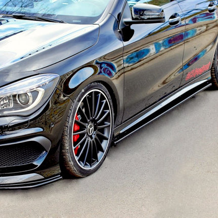SIDE SKIRTS DIFFUSERS MERCEDES CLA 45 AMG C117/A45 AMG W176 (PREFACE) - Car Enhancements UK
