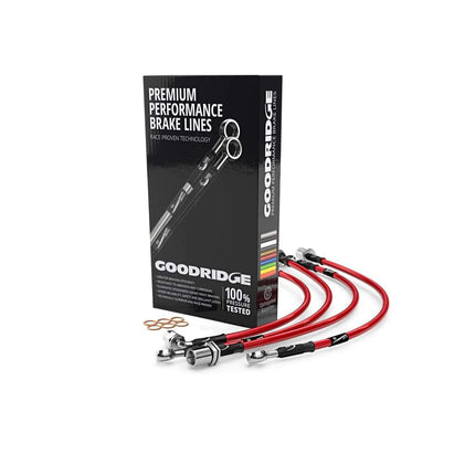 Goodridge - BRAKE HOSE KIT FOR RENAULT MEGANE III ALL VARIANTS EXCLUDING RS (REPLACES FRONTS & MID HOSES ONLY) 2008- - Car Enhancements UK