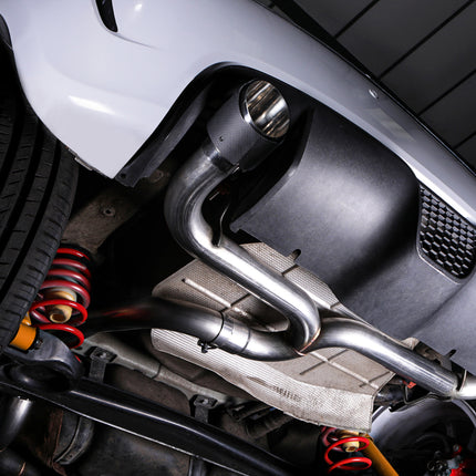 Direnza - Fiat 500 Abarth 1.4 08+ Catback Exhaust System With Carbon Tips - Car Enhancements UK