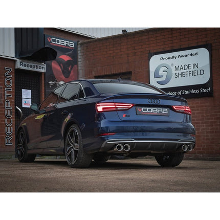 Audi S3 (8V Facelift) (19-20) (GPF Models) Saloon (Non-Valved) GPF Back Performance Exhaust - Car Enhancements UK