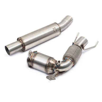 BMW M135i (F40) Front Downpipe Sports Cat / De-Cat To Cobra Sport Performance Exhaust Package - Car Enhancements UK
