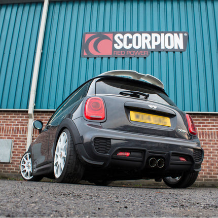 Scorpion Exhausts Mini Cooper S F56 3 Door Non GPF Model Only Non-resonated cat-back system - Car Enhancements UK