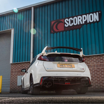 Scorpion Exhausts Honda Civic Type R FK2 (RHD) Resonated cat-back system - Car Enhancements UK