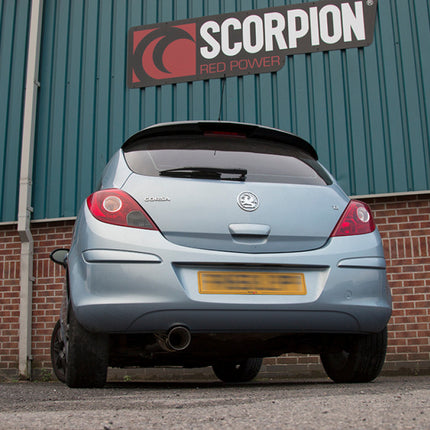 Scorpion Exhausts Vauxhall Corsa D 1.0/1.2/1.4 Resonated cat-back system - Car Enhancements UK