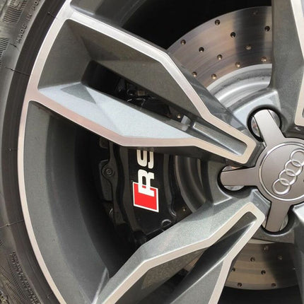 Front 1-Piece 330x28mm Disc & Caliper Carrier Kit - Allows Fitment of Porsche Boxster S Calipers (DI0011) (AUDI A1 8X 2014-Onwards) - Car Enhancements UK