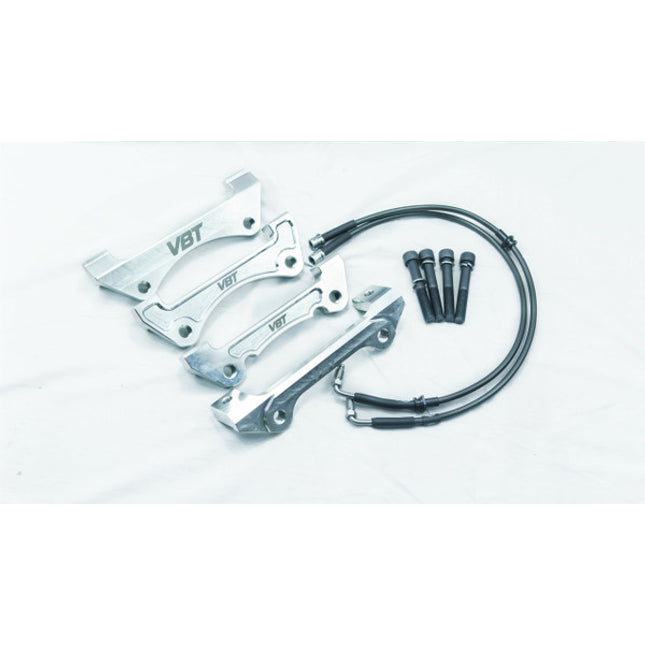 Front Caliper Carrier Kit - Allows Fitment of Porsche Boxster Calipers to OE 312mm Discs (AK0001) (AUDI A1 8X 2014-Onwards) - Car Enhancements UK