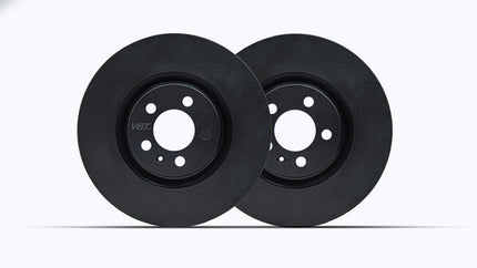 VBT Plain 260x8mm Rear Brake Discs with New Bearings (5495974608) (Renault Clio 3 RS 197/200) - Car Enhancements UK