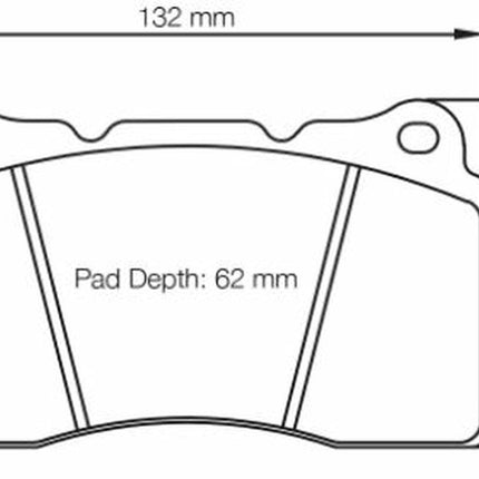 Pagid Racing RSL29 Front Brake Pad Set (E2487RSL29) (Honda Civic FK2 2015-) - Car Enhancements UK
