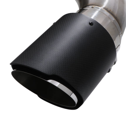 Direnza - BMW M140i F20 F21 16-19 - 3" Valved Catback Exhaust System With Carbon Tips - Car Enhancements UK