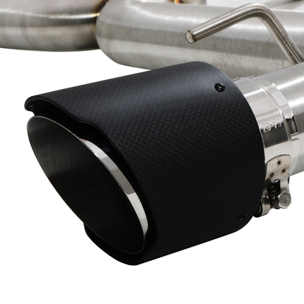 Direnza - Fiat 500 Abarth 1.4 08+ Catback Exhaust System With Carbon Tips - Car Enhancements UK