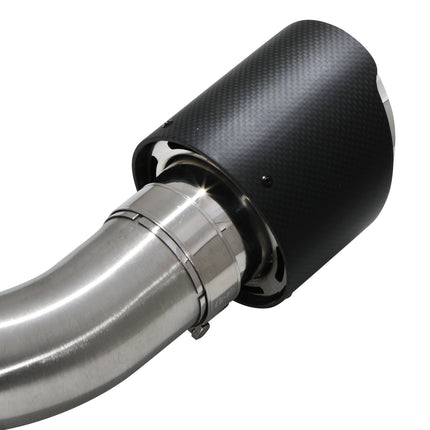 Direnza - Fiat 500 Abarth 1.4 08+ Catback Exhaust System With Carbon Tips - Car Enhancements UK