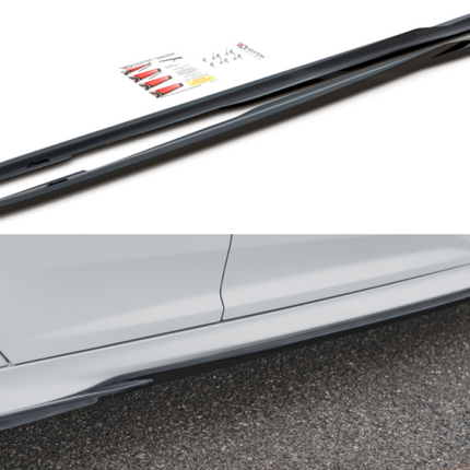 SIDE SKIRTS DIFFUSERS V2 FORD FOCUS ST & RS MK3 (2015-2018) - Car Enhancements UK