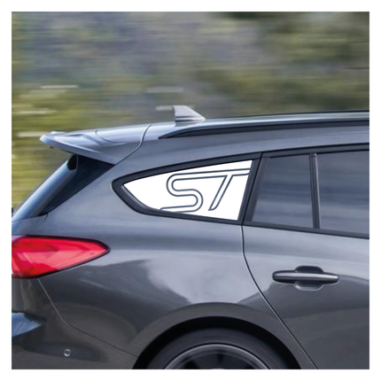 MK4 Focus ST Logo Rear Window Decals - Car Enhancements UK