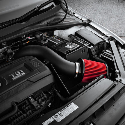 Direnza - VW Golf R MK7 MK7.5 / Audi S3 8V Quattro / Seat Leon Cupra R 2.0TSI 13-20 - Cold Air Induction Kit - Car Enhancements UK