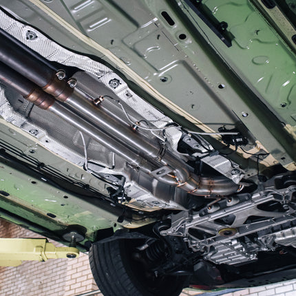 Direnza - Audi RS3 8Y Quattro 2.5 TFSI 2020+ 4" Exhaust Decat & GPF Delete Downpipe - Car Enhancements UK