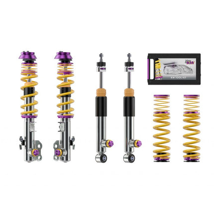 KW COILOVER KIT CLUBSPORT 3-WAY INCL. TOP MOUNTS FOR TOYOTA GR YARIS - Car Enhancements UK