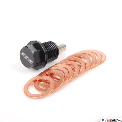 Magnetic Oil Drain Plug - With 10 Copper Washers - Car Enhancements UK