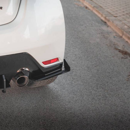 RACING DURABILITY REAR SIDE SPLITTERS + FLAPS TOYOTA GR YARIS MK4 - Car Enhancements UK