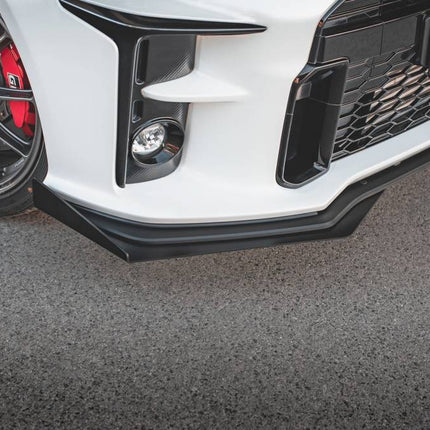 RACING DURABILITY FRONT SPLITTER + FLAPS TOYOTA GR YARIS MK4 - Car Enhancements UK