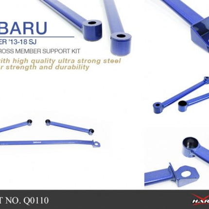 HardRace - FRONT CROSS MEMBER SUPPORT KIT - SUBARU FORESTER - Car Enhancements UK