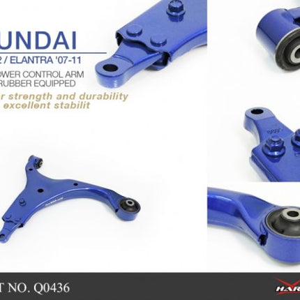 HYUNDAI I30 07-12 ELANTRA 07-11 F LOW CONT ARM RUB 2PC - Car Enhancements UK