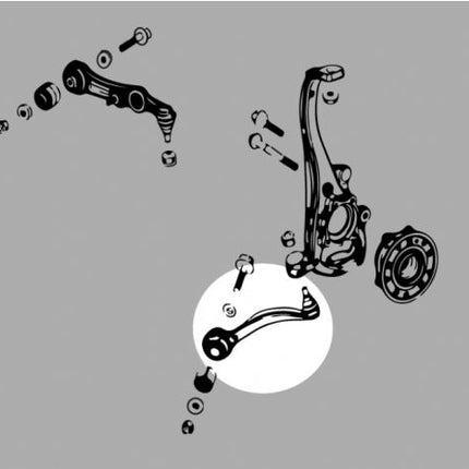 Hard Race - Q0594 BENZ LOWER FRONT ARM - Car Enhancements UK