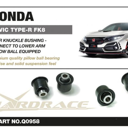 HONDA CIVIC 17+ FK8 TYPE-R REAR KNUCKLE BUSHING (PILLOW BALL) - 2PCS/SET - Car Enhancements UK