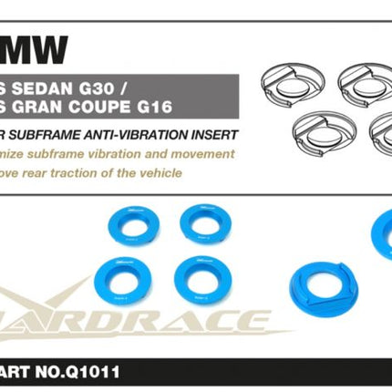BMW 5S SEDAN G30/8S GRAN COUPE G16 REAR SUBFRAME ANTI-VIBRATION INSERT 4PCS - Car Enhancements UK