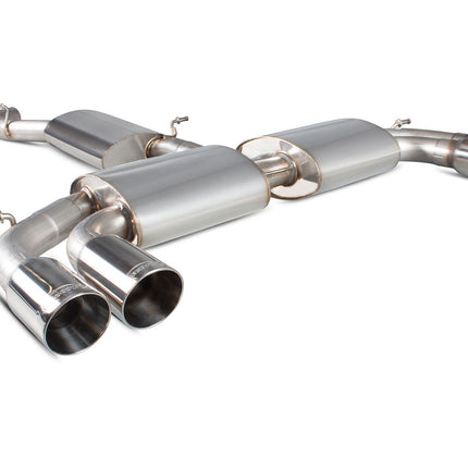 Scorpion Exhausts Audi S3 2.0T 8V 3 Door & Sportback Resonated cat-back system with no valves - Car Enhancements UK