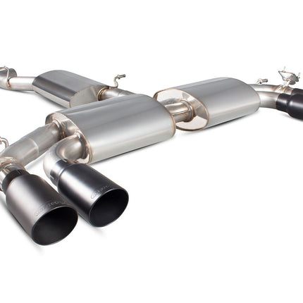 Scorpion Exhausts Audi S3 2.0T 8V Saloon Resonated cat-back system with electronic valves - Car Enhancements UK
