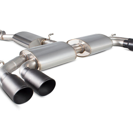 Scorpion Exhausts Audi S3 2.0T 8V Saloon Resonated cat-back system with no valves - Car Enhancements UK
