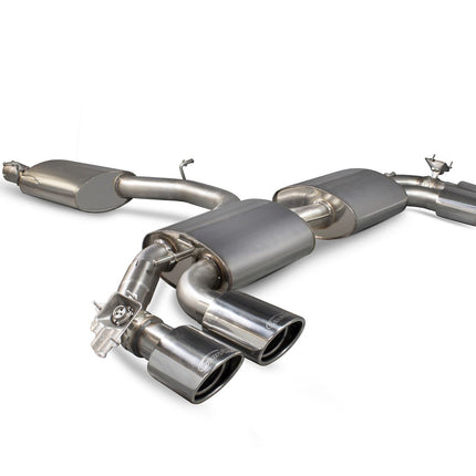 Scorpion Exhausts Audi TT S Mk3 Non GPF Model Only Reasonated cat-back (with valves) - Car Enhancements UK