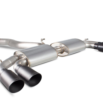 Scorpion Exhausts Audi S3 2.0T 8V 3 Door & Sportback Non-resonated cat-back system with no valves - Car Enhancements UK